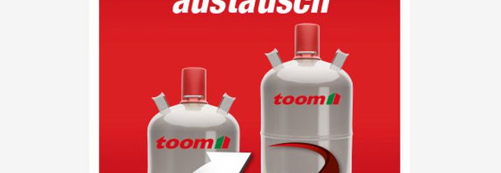 Austausch einer Gasflasche